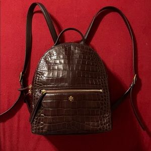 Tory Burch Embossed Mini Backpack